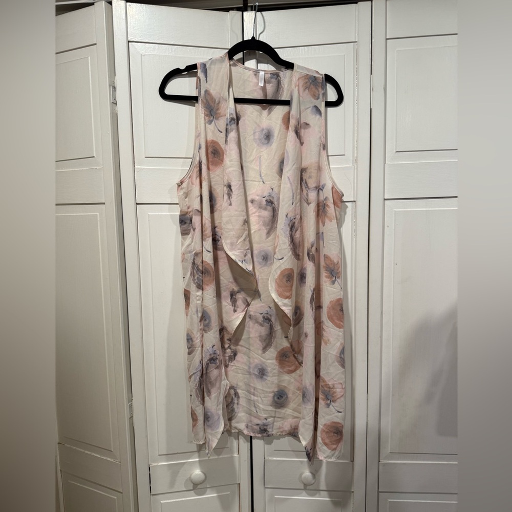 Pinkblush sleeveless kimono size‎ small EUC